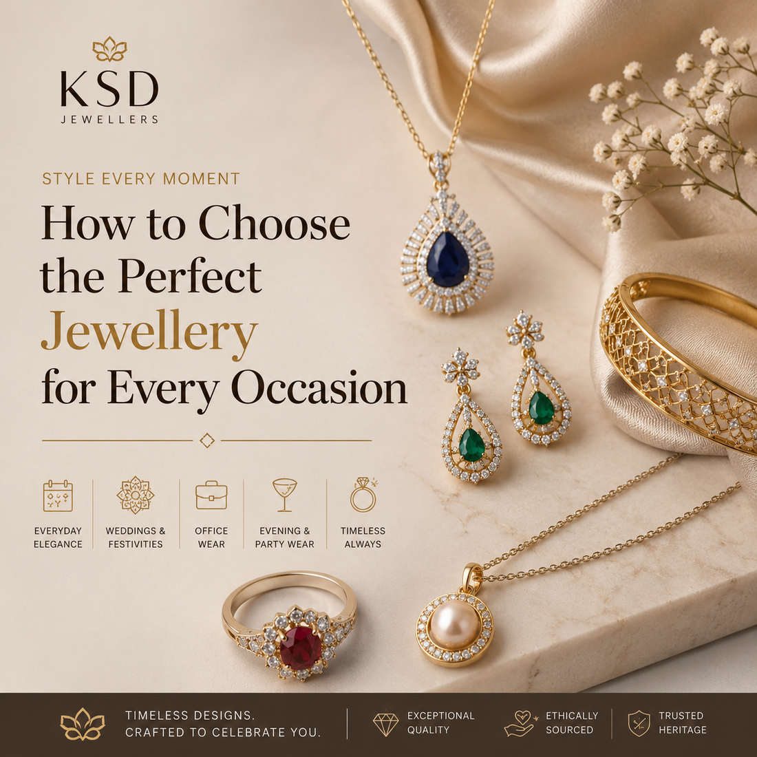 How to Choose the Perfect Jewellery for Every Occasion