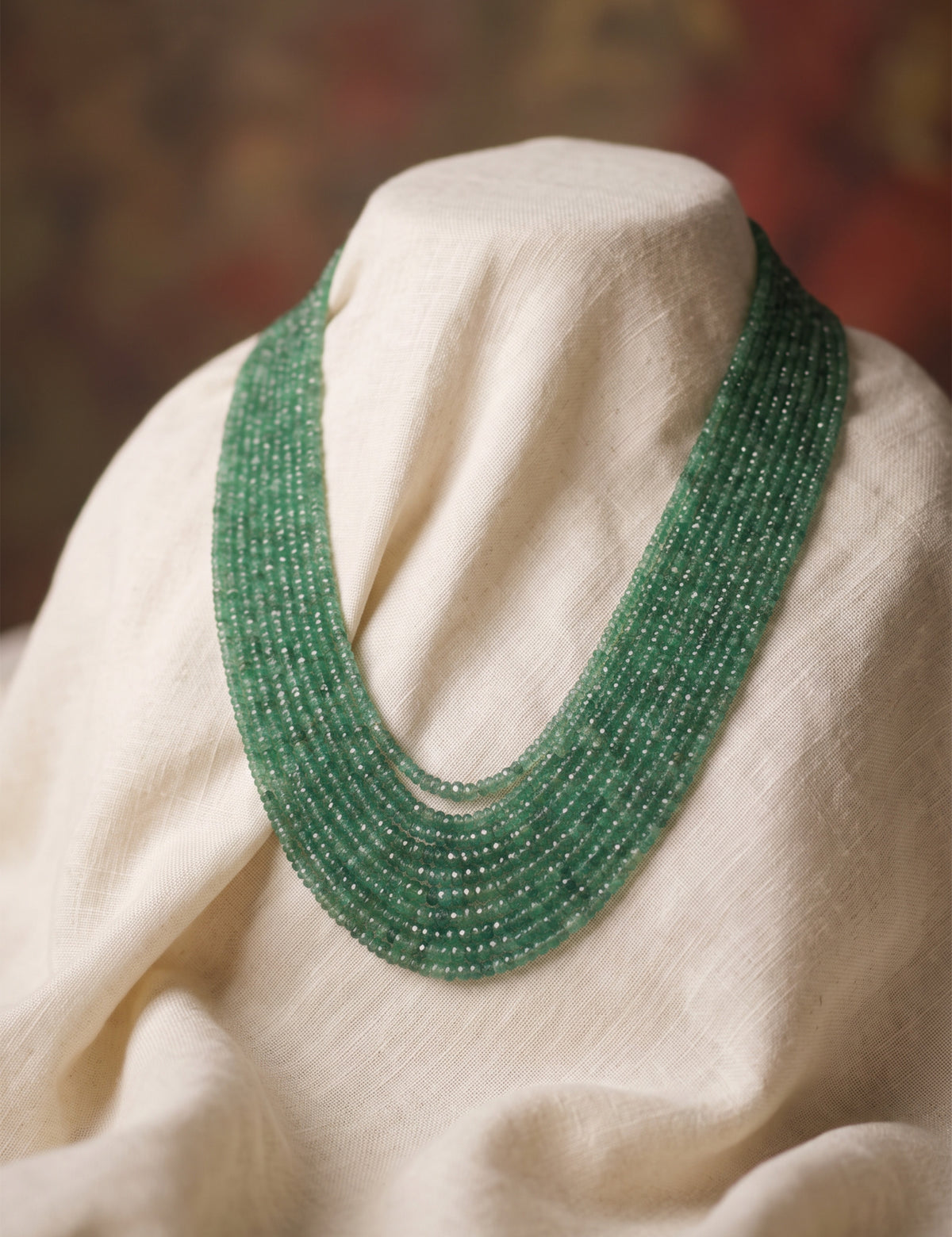 Emerald Beads Necklace
