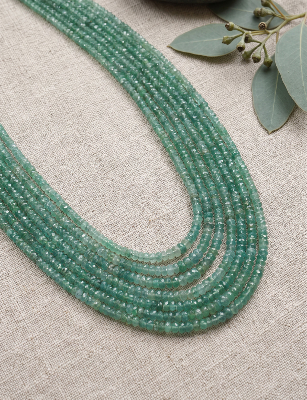 Emerald Beads Necklace