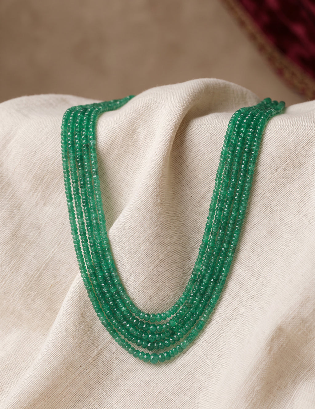Emerald Beads Necklace