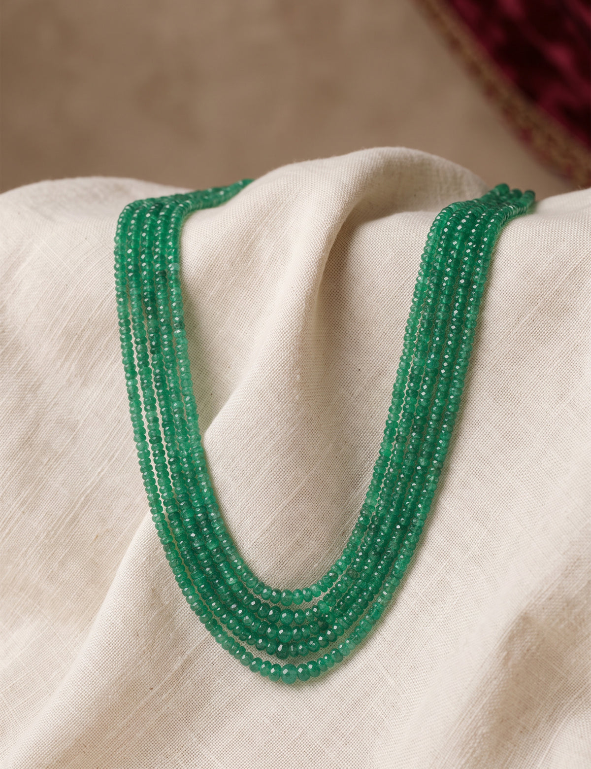 Emerald Beads Necklace