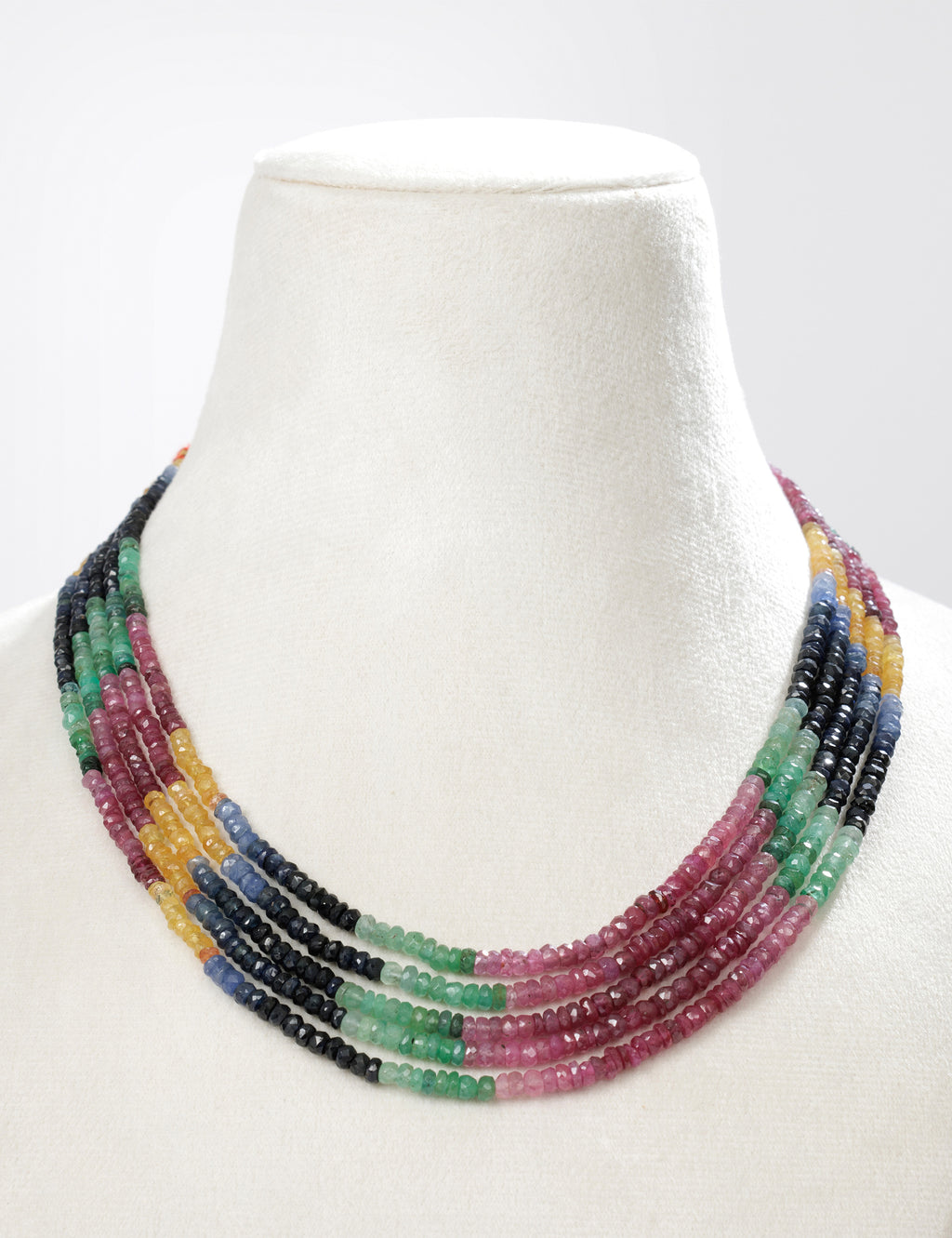 Multi Rainbow Beads Necklace