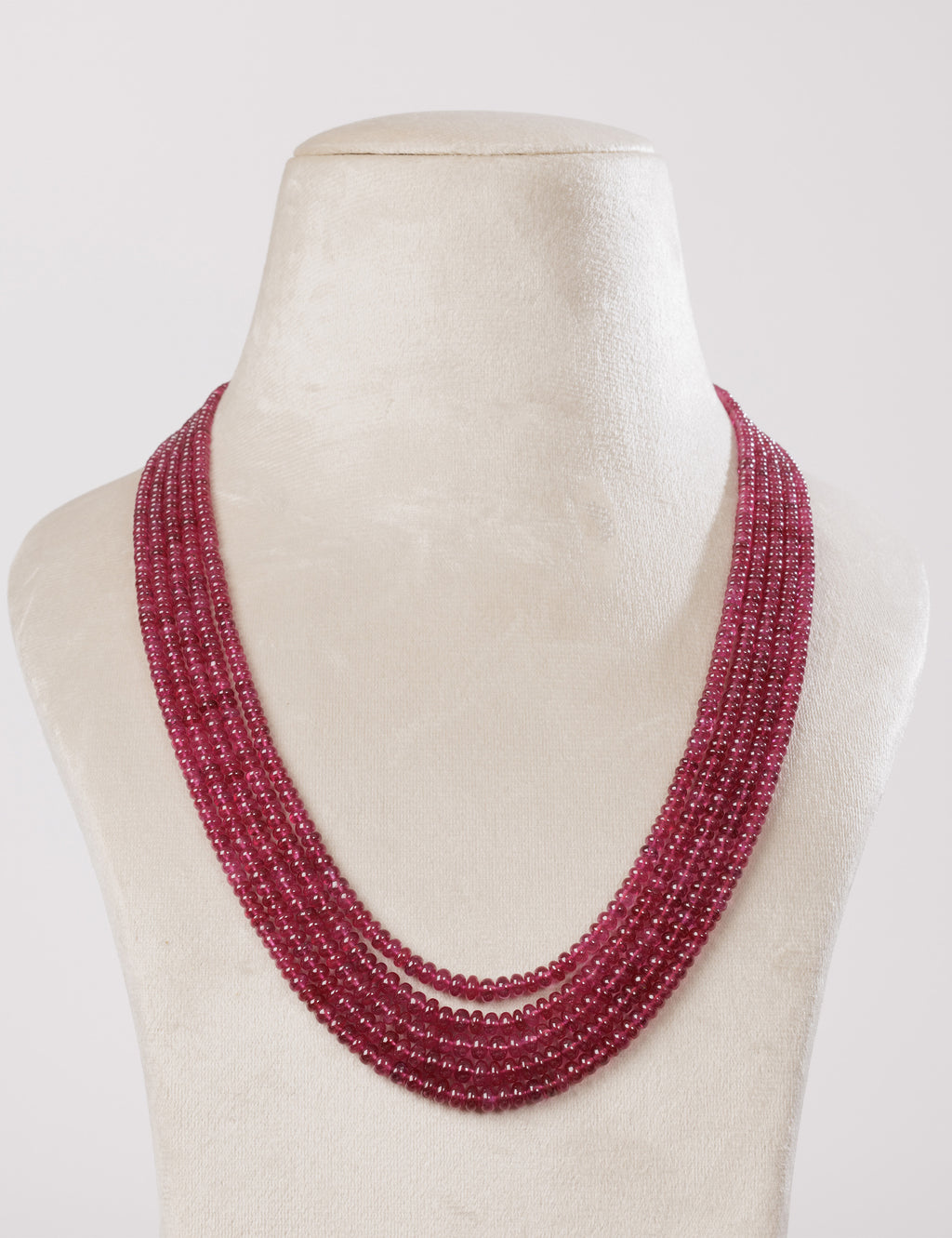 Ruby Beads Necklace