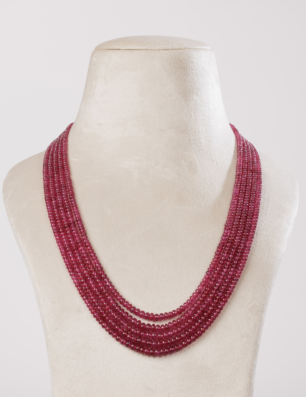 Ruby Beads Necklace
