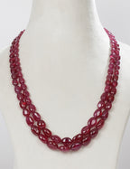 Ruby Beads Necklace