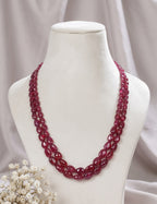 Ruby Beads Necklace