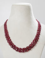 Ruby Beads (Mani) Necklace
