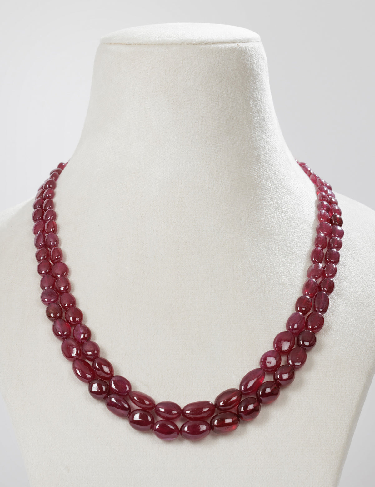 Ruby Beads (Mani) Necklace