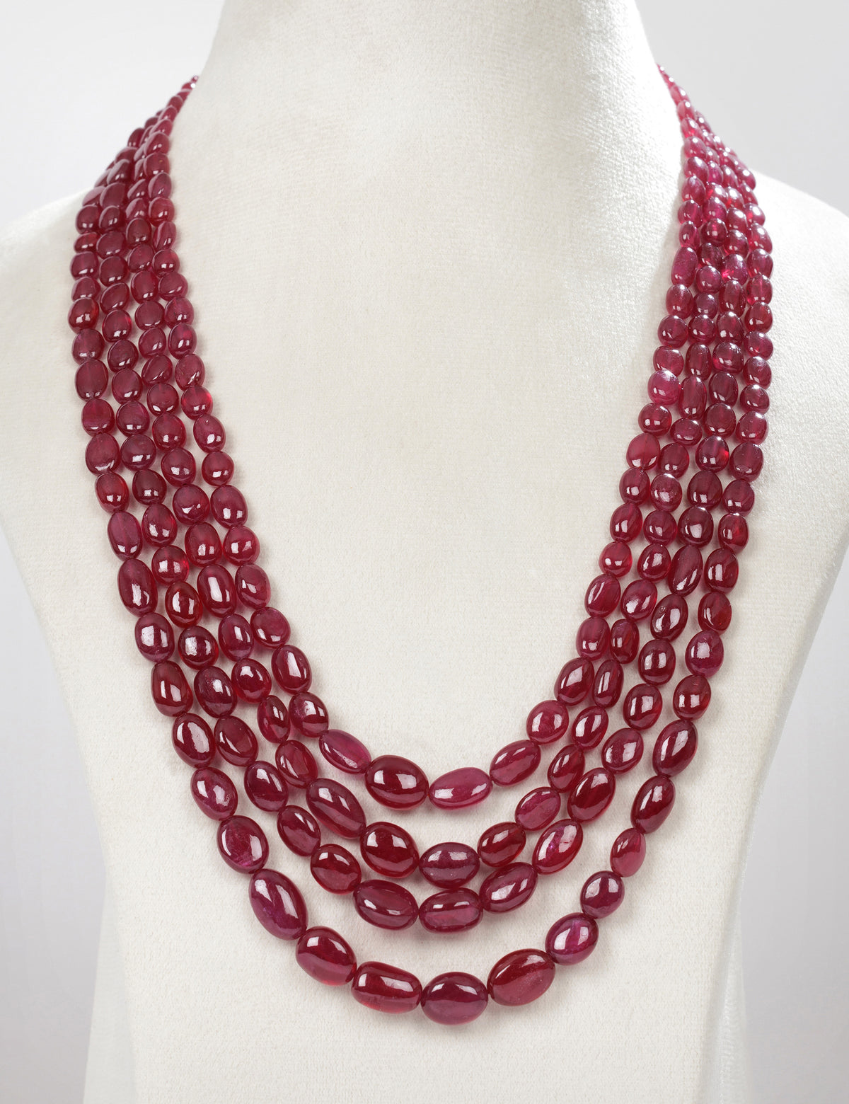 Ruby Beads Necklace