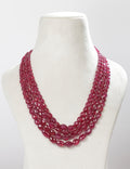 Ruby Beads (Mani) Necklace