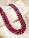 Ruby Beads Necklace