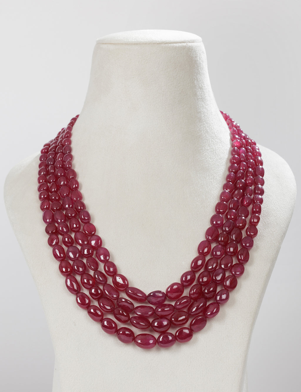 Ruby Beads (Mani) Necklace