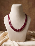 Ruby Beads (Mani) Necklace