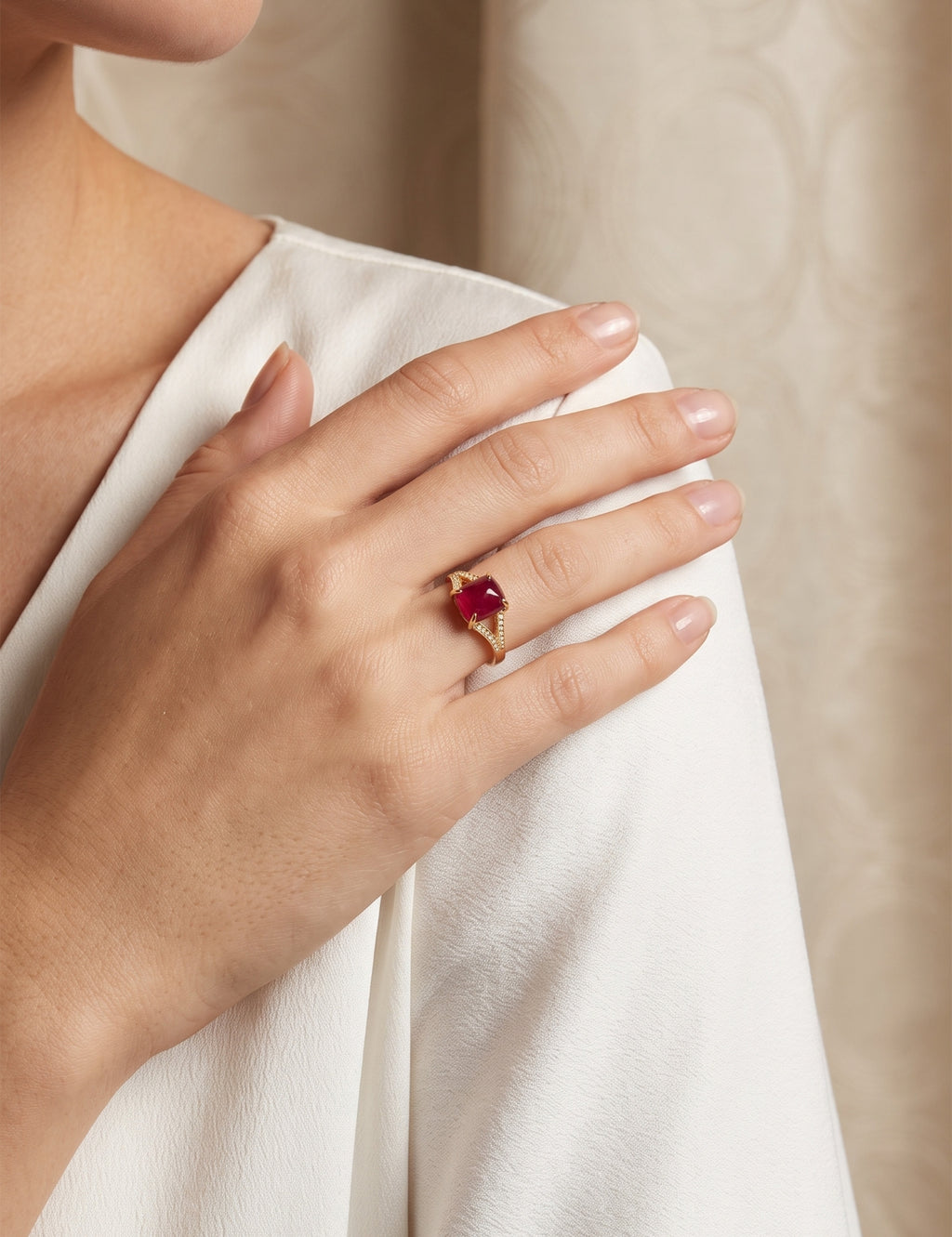 Ruby and Diamond Ring