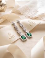 Emerald and Diamond Earring