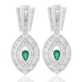 Emerald and Diamond Earring