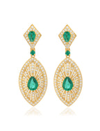 Ruby & Diamond Earrings