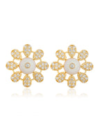 Pearl and Diamond  Earring