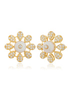 Pearl and Diamond  Earring