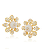 Pearl and Diamond  Earring