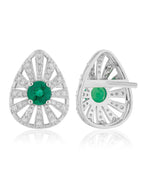 Emerald & Diamond Earrings