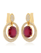 Ruby and Diamond Earring