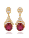Ruby and Diamond Earring