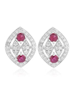 Ruby and Diamond Earring